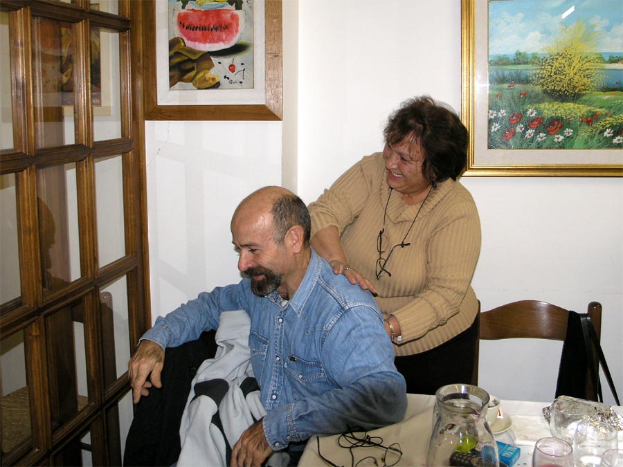 Dopo tanto sport ci voleva un massaggio!
