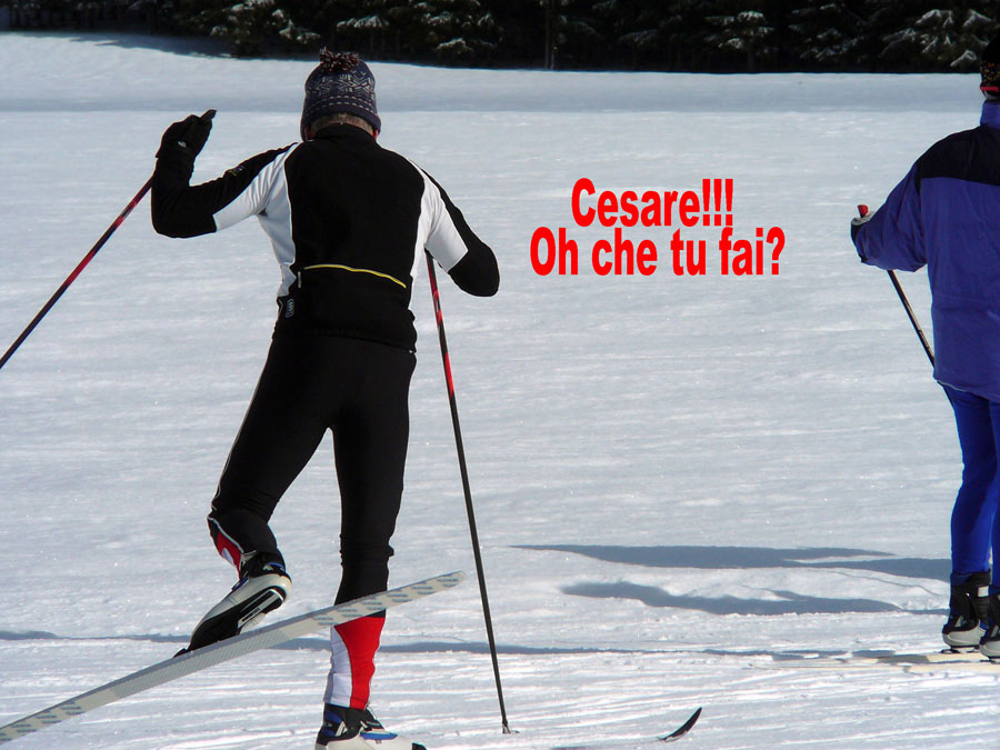 Cesare vuole fare le piroette