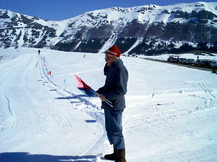 Un magnifico sole splende sulla pista